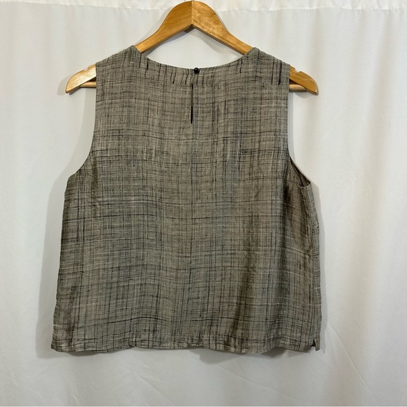 Eileen Fisher 100% Silk Sleeveless Top - Picture 4 of 8